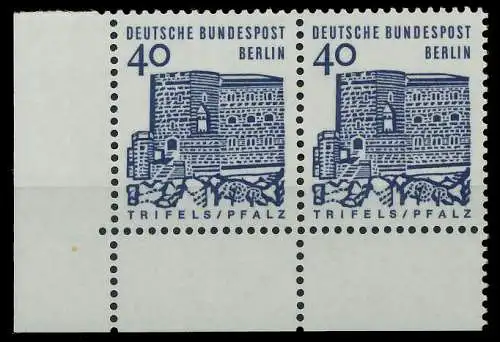 BERLIN DS D-BAUW. 1 Nr 245 postfrisch WAAGR PAAR ECKE-U 8ED5B6
