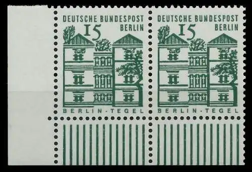 BERLIN DS D-BAUW. 1 Nr 243 postfrisch WAAGR PAAR ECKE-U 8ED5BA