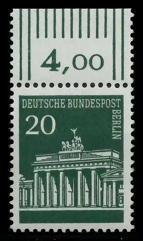 BERLIN DS BRAND. TOR Nr 287WOR postfrisch ORA 8ED5F6