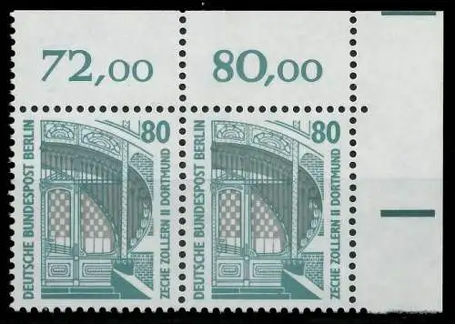 BERLIN DS SEHENSWÜRDIGKEITEN Nr 796 postfrisch WAAGR PA 8ED782