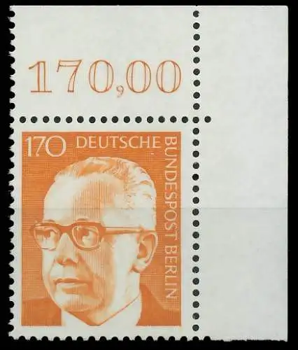 BERLIN DS HEINEM Nr 432 postfrisch ECKE-ORE 8ED7BE