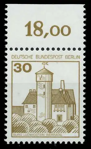 BERLIN DS BURGEN U. SCHLÖSSER Nr 534A postfrisch ORA 8ED832