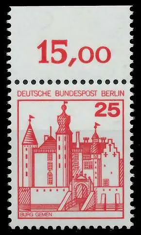 BERLIN DS BURGEN U. SCHLÖSSER Nr 587 postfrisch ORA 8ED83A