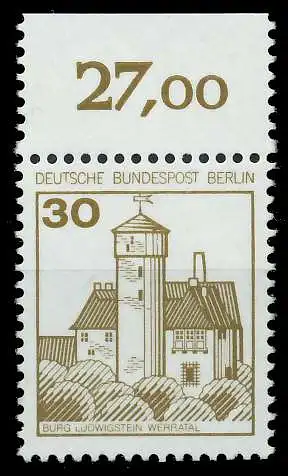 BERLIN DS BURGEN U. SCHLÖSSER Nr 534A postfrisch ORA 8ED842