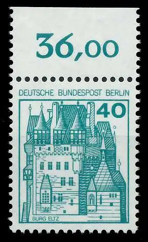 BERLIN DS BURGEN U. SCHLÖSSER Nr 535 postfrisch ORA 8ED846