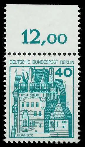 BERLIN DS BURGEN U. SCHLÖSSER Nr 535 postfrisch ORA 8ED84E