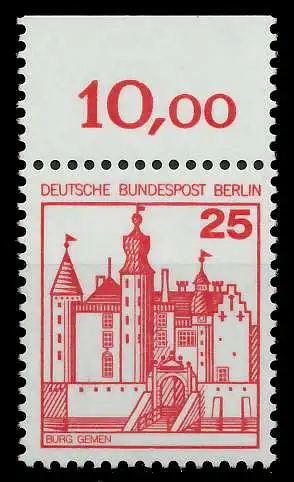 BERLIN DS BURGEN U. SCHLÖSSER Nr 587 postfrisch ORA 8ED856