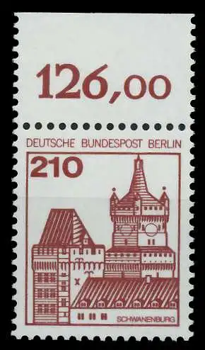 BERLIN DS BURGEN U. SCHLÖSSER Nr 589 postfrisch ORA 8ED906