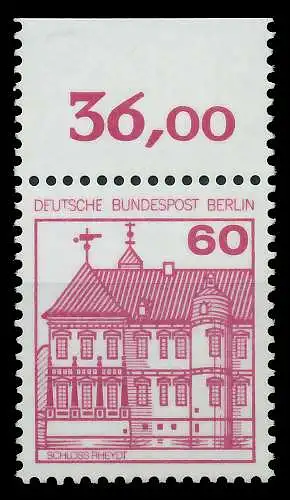 BERLIN DS BURGEN U. SCHLÖSSER Nr 611A postfrisch ORA 8ED90A