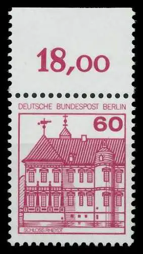 BERLIN DS BURGEN U. SCHLÖSSER Nr 611A postfrisch ORA 8ED912