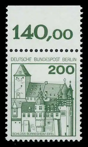 BERLIN DS BURGEN U. SCHLÖSSER Nr 540 postfrisch ORA 8F10CE