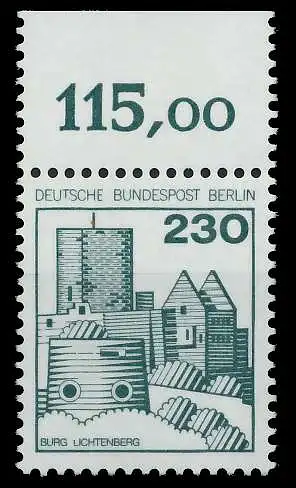 BERLIN DS BURGEN U. SCHLÖSSER Nr 590 postfrisch ORA 8F10EE