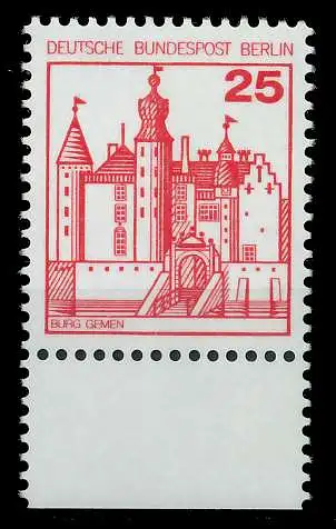 BERLIN DS BURGEN U. SCHLÖSSER Nr 587 postfrisch URA 8F10FA