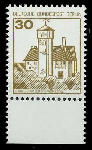 BERLIN DS BURGEN U. SCHLÖSSER Nr 534A postfrisch URA 8F110A