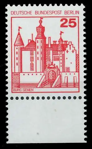 BERLIN DS BURGEN U. SCHLÖSSER Nr 587 postfrisch URA 8F110E