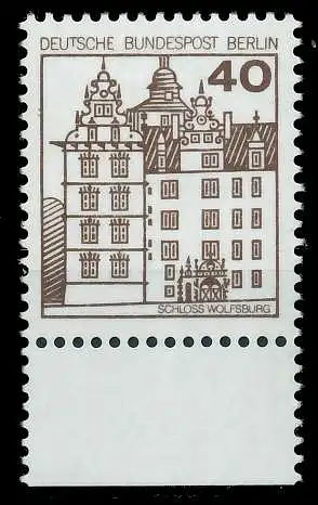 BERLIN DS BURGEN U. SCHLÖSSER Nr 614 postfrisch URA 8F1132