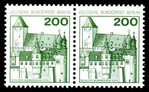 BERLIN DS BURGEN U. SCHLÖSSER Nr 540 postfrisch WAAGR P S93F7C6