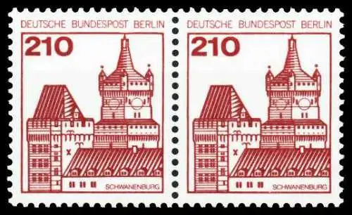 BERLIN DS BURGEN U. SCHLÖSSER Nr 589 postfrisch WAAGR P S93F7CA