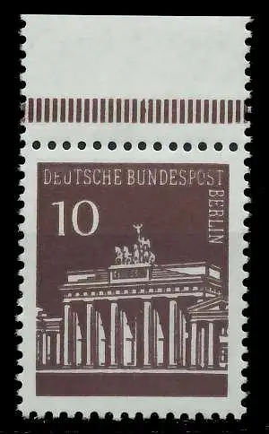 BERLIN DS BRAND. TOR Nr 286POR postfrisch ORA 8F14BE