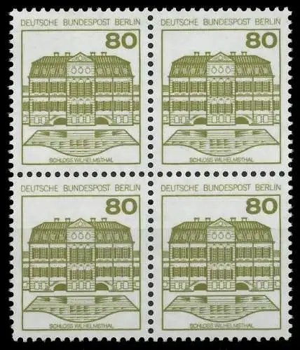 BERLIN DS BURGEN U. SCHLÖSSER Nr 674A postfrisch VIERER 8F14C6
