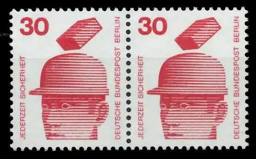BERLIN DS UNFALLV Nr 406 postfrisch WAAGR PAAR 8F1516