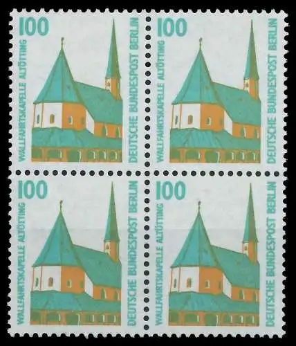 BERLIN DS SEHENSWÜRDIGKEITEN Nr 834 postfrisch VIERERBL 8F157A