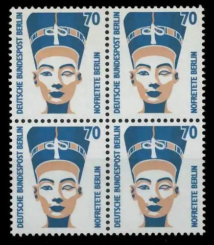 BERLIN DS SEHENSWÜRDIGKEITEN Nr 814 postfrisch VIERERBL 8F1592