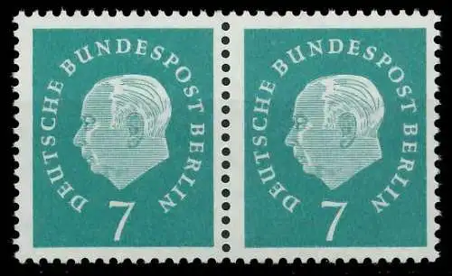 BERLIN DS HEUSS 3 Nr 182 postfrisch WAAGR PAAR 8F1602