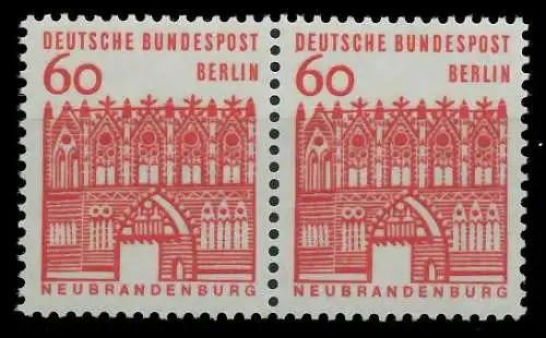 BERLIN DS D-BAUW. 1 Nr 247 postfrisch WAAGR PAAR 8F1616