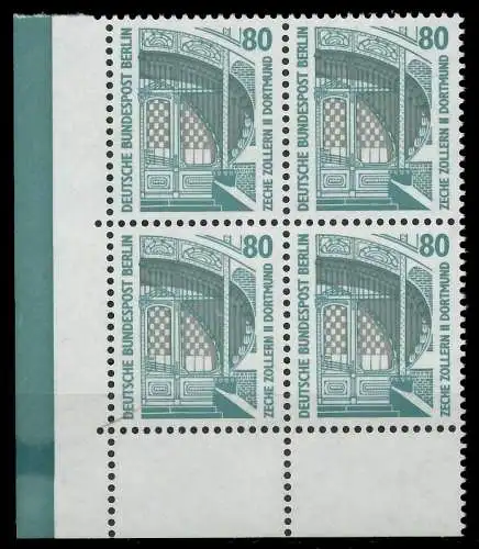 BERLIN DS SEHENSWÜRDIGKEITEN Nr 796 postfrisch VIERERBL 8F1636