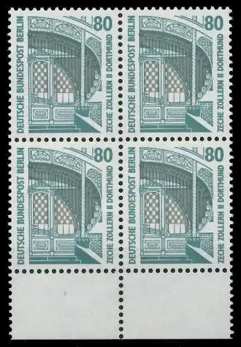 BERLIN DS SEHENSWÜRDIGKEITEN Nr 796 postfrisch VIERERBL 8F163E