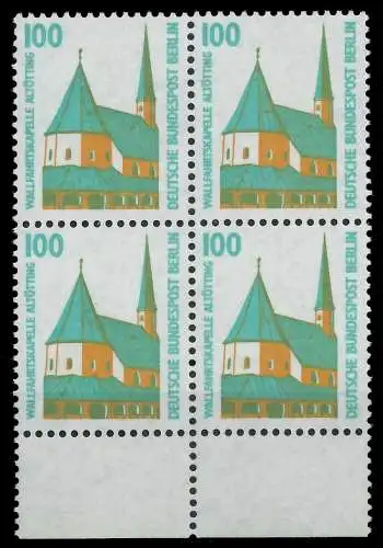 BERLIN DS SEHENSWÜRDIGKEITEN Nr 834 postfrisch VIERERBL 8F1646
