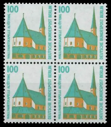 BERLIN DS SEHENSWÜRDIGKEITEN Nr 834 postfrisch VIERERBL 8F1662