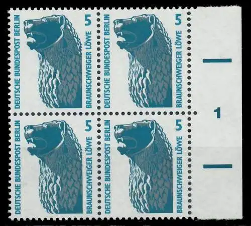 BERLIN DS SEHENSWÜRDIGKEITEN Nr 863 postfrisch VIERERBL 8F185A