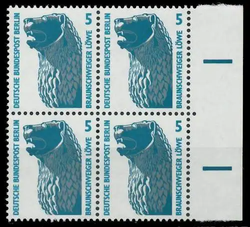 BERLIN DS SEHENSWÜRDIGKEITEN Nr 863 postfrisch VIERERBL 8F186E