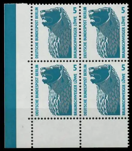 BERLIN DS SEHENSWÜRDIGKEITEN Nr 863 postfrisch VIERERBL 8F1872