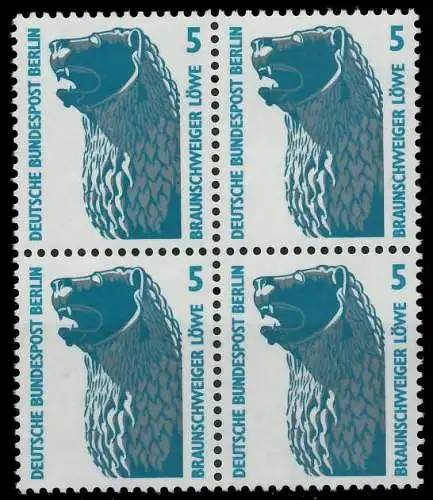 BERLIN DS SEHENSWÜRDIGKEITEN Nr 863 postfrisch VIERERBL 8F1882