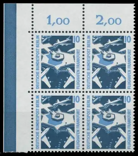 BERLIN DS SEHENSWÜRDIGKEITEN Nr 798 postfrisch VIERERBL 8F1892