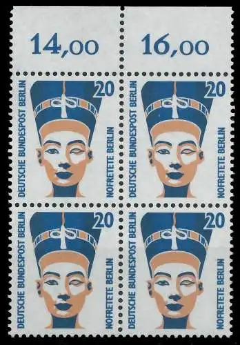 BERLIN DS SEHENSWÜRDIGKEITEN Nr 831 postfrisch VIERERBL 8F8FA6