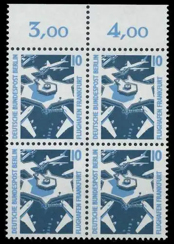 BERLIN DS SEHENSWÜRDIGKEITEN Nr 798 postfrisch VIERERBL 8F8FAE