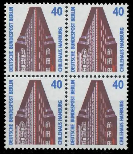 BERLIN DS SEHENSWÜRDIGKEITEN Nr 816 postfrisch VIERERBL 8F8FB2