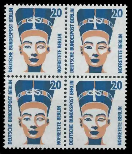 BERLIN DS SEHENSWÜRDIGKEITEN Nr 831 postfrisch VIERERBL 8F8FB6