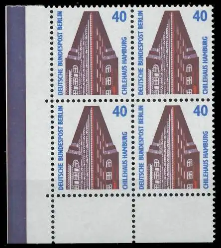BERLIN DS SEHENSWÜRDIGKEITEN Nr 816 postfrisch VIERERBL 8F8FC2