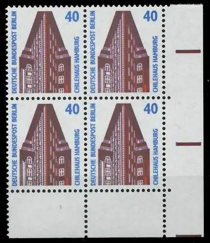 BERLIN DS SEHENSWÜRDIGKEITEN Nr 816 postfrisch VIERERBL 8F8FCE