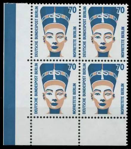 BERLIN DS SEHENSWÜRDIGKEITEN Nr 814 postfrisch VIERERBL 8F9002