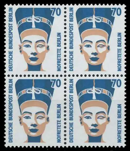 BERLIN DS SEHENSWÜRDIGKEITEN Nr 814 postfrisch VIERERBL 8F9006