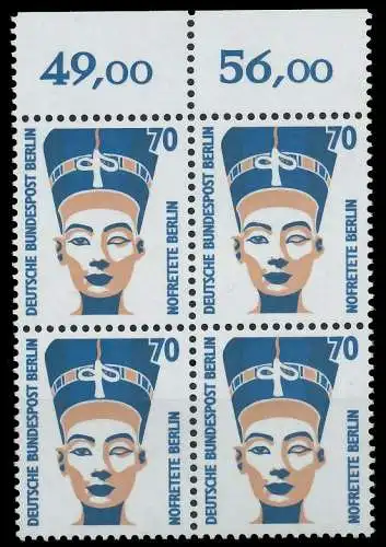BERLIN DS SEHENSWÜRDIGKEITEN Nr 814 postfrisch VIERERBL 8F900A