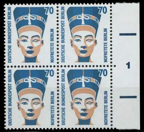 BERLIN DS SEHENSWÜRDIGKEITEN Nr 814 postfrisch VIERERBL 8F9026