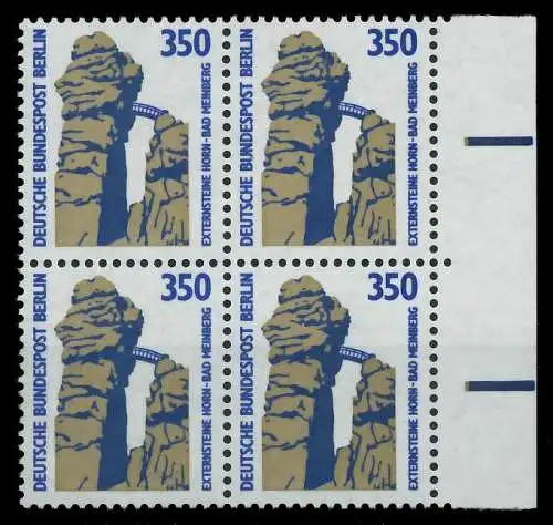 BERLIN DS SEHENSWÜRDIGKEITEN Nr 835 postfrisch VIERERBL 8F902E