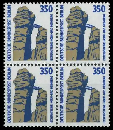 BERLIN DS SEHENSWÜRDIGKEITEN Nr 835 postfrisch VIERERBL 8F9036